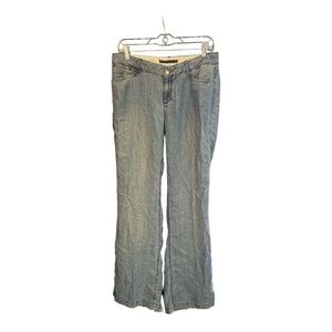 Zara Women Wide Leg Lyocell Pants Size 4 EF1